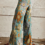 Široké kalhoty boho – detail produktu