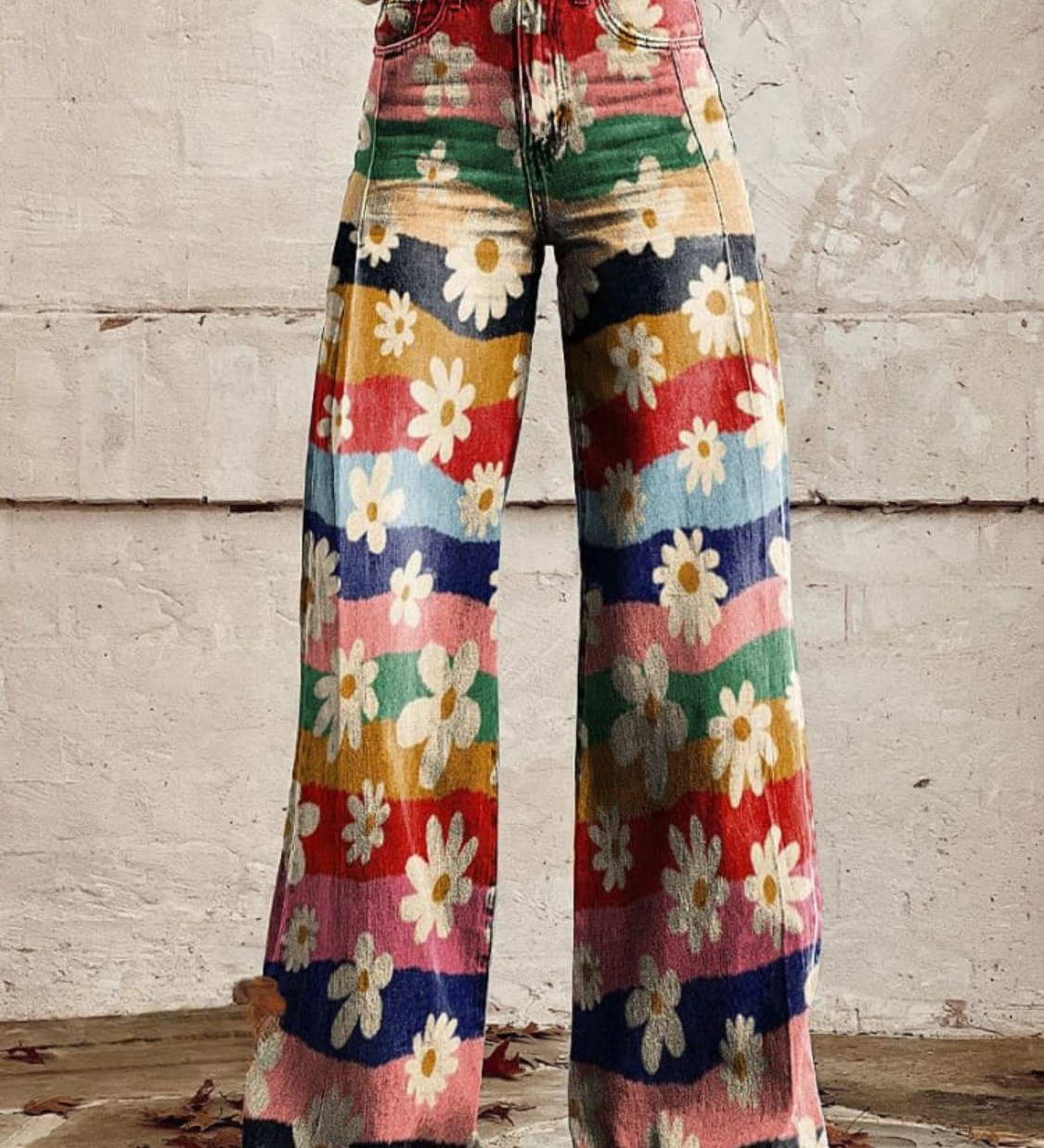 Elegantní kalhoty v boho stylu