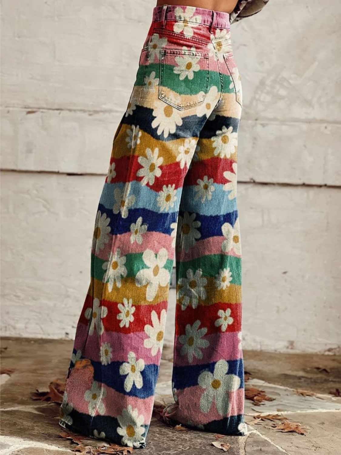 Elegantní kalhoty v boho stylu – detail produktu