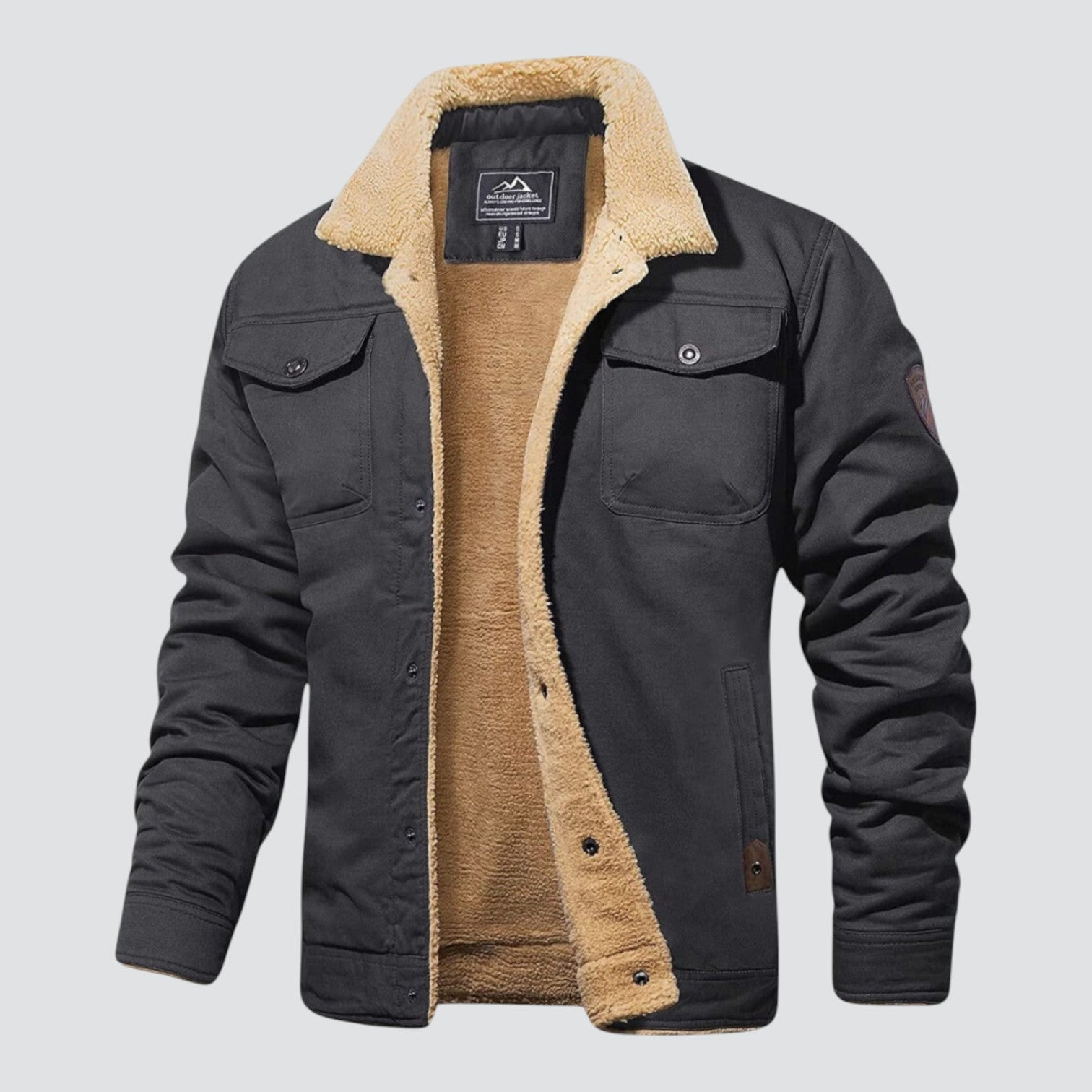 Podzimní bomber – detail provedení