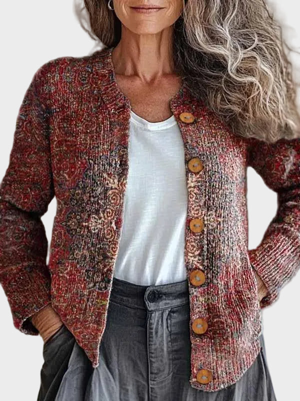 kardigan s boho vzorem