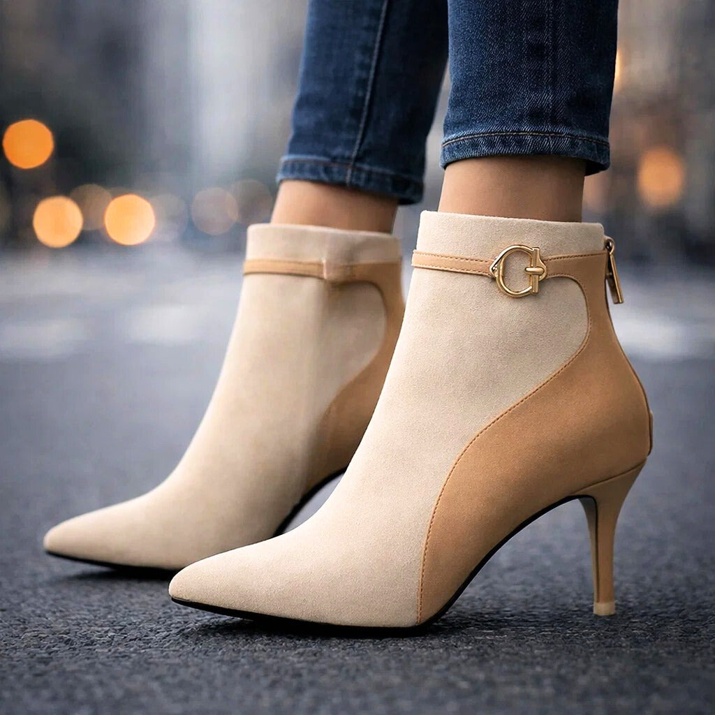 Elegantní boty pro rafinovaný styl ze semiše