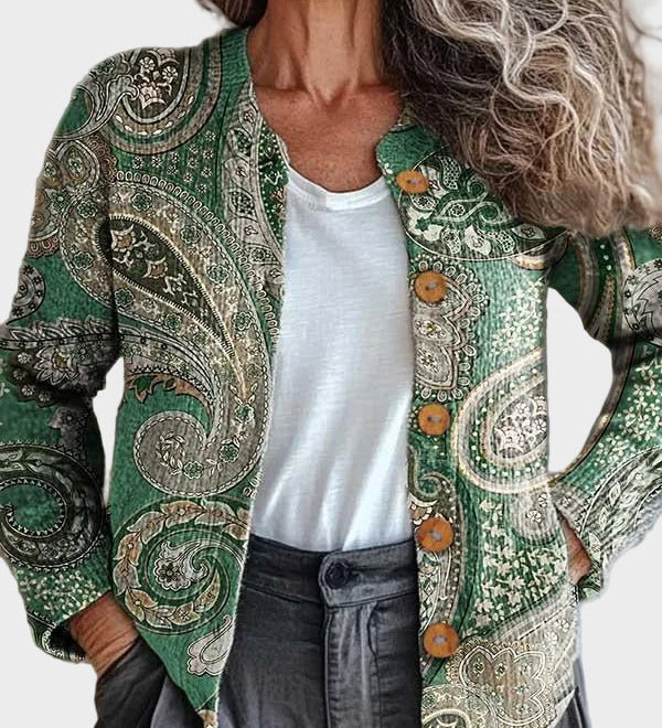 Kardigan s paisley vzorem