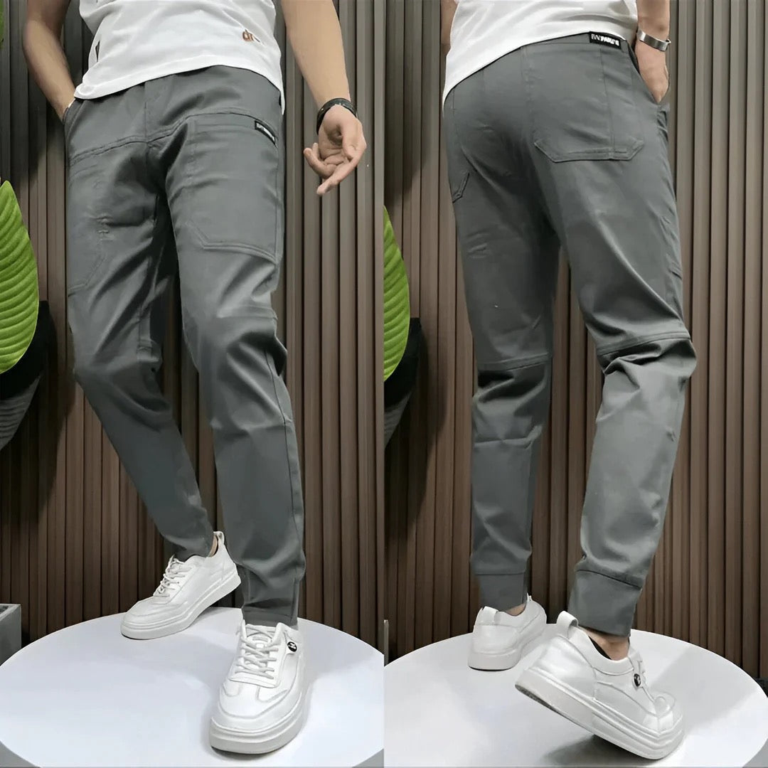 prémiové elastické Cargo kalhoty – detail produktu