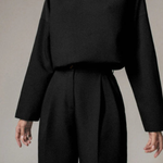 Elegantní set ve skandinávském stylu – detail střihu