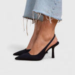 Slingback boty s leopardím potiskem – detail produktu