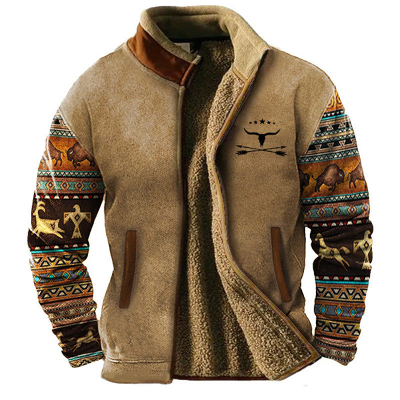 Stylová mikina z fleece s tepelnou podšívkou – detail produktu