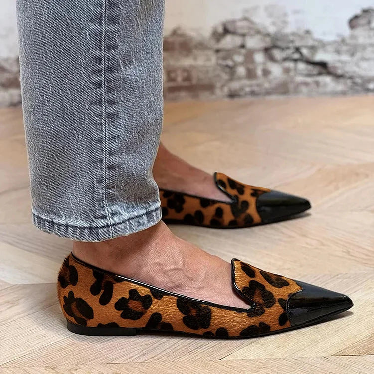 Okouzlující mokasíny s leopardím potiskem – detail produktu