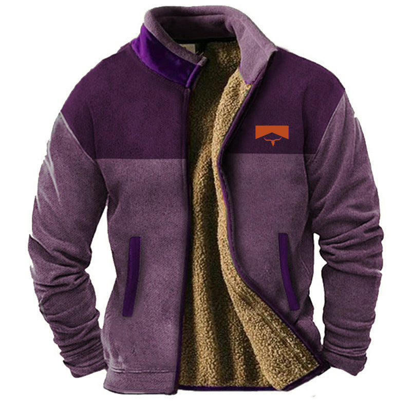 Stylová mikina z fleece s tepelnou podšívkou – detail produktu