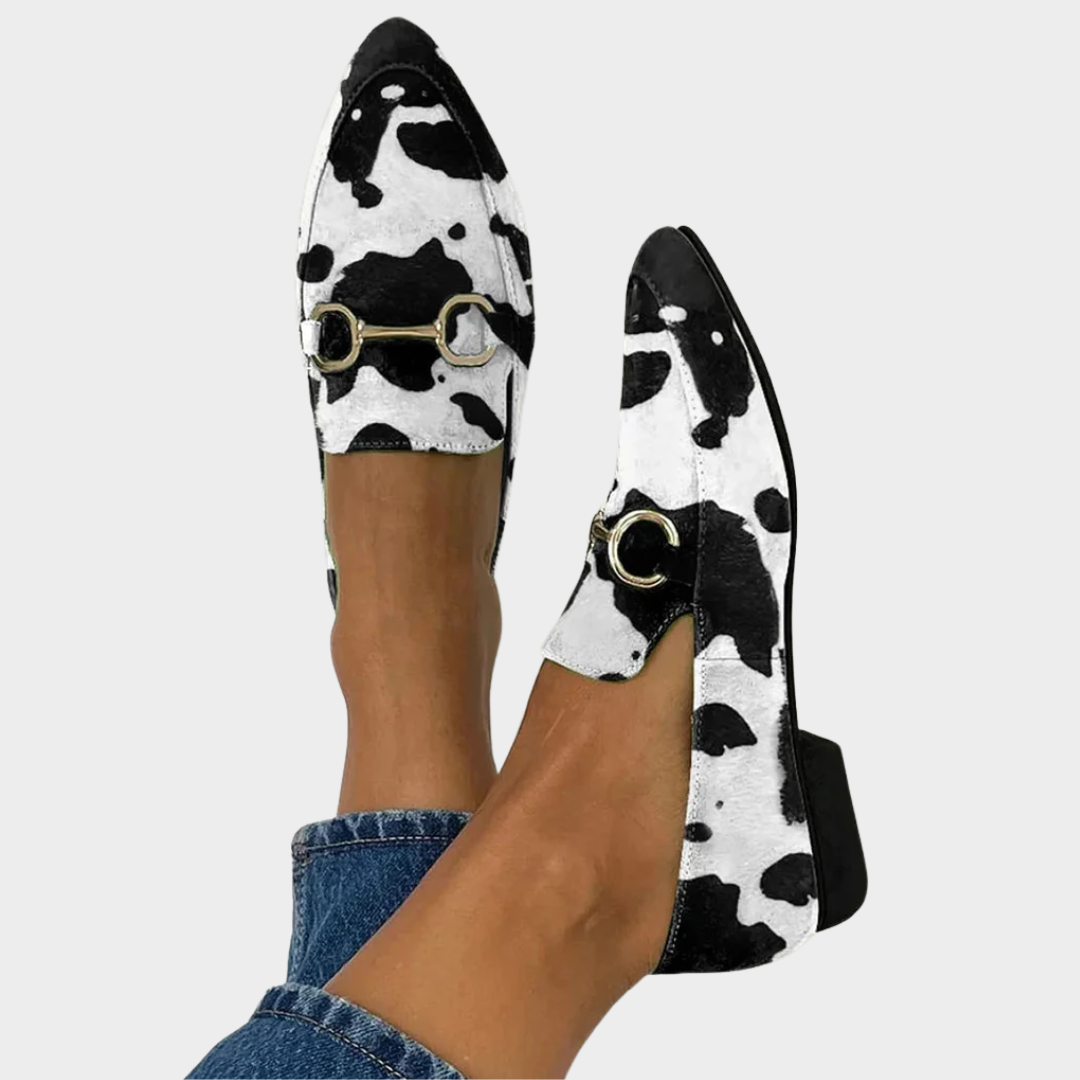 Elegantní mokasíny s leopardím vzorem
