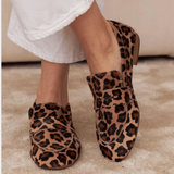 Moderní boty s leopardím potiskem – detail produktu