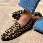 Odvážné mokasíny s leopardím potiskem – detail produktu