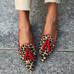 Mokasíny v safari stylu s leopardím potiskem – detail produktu