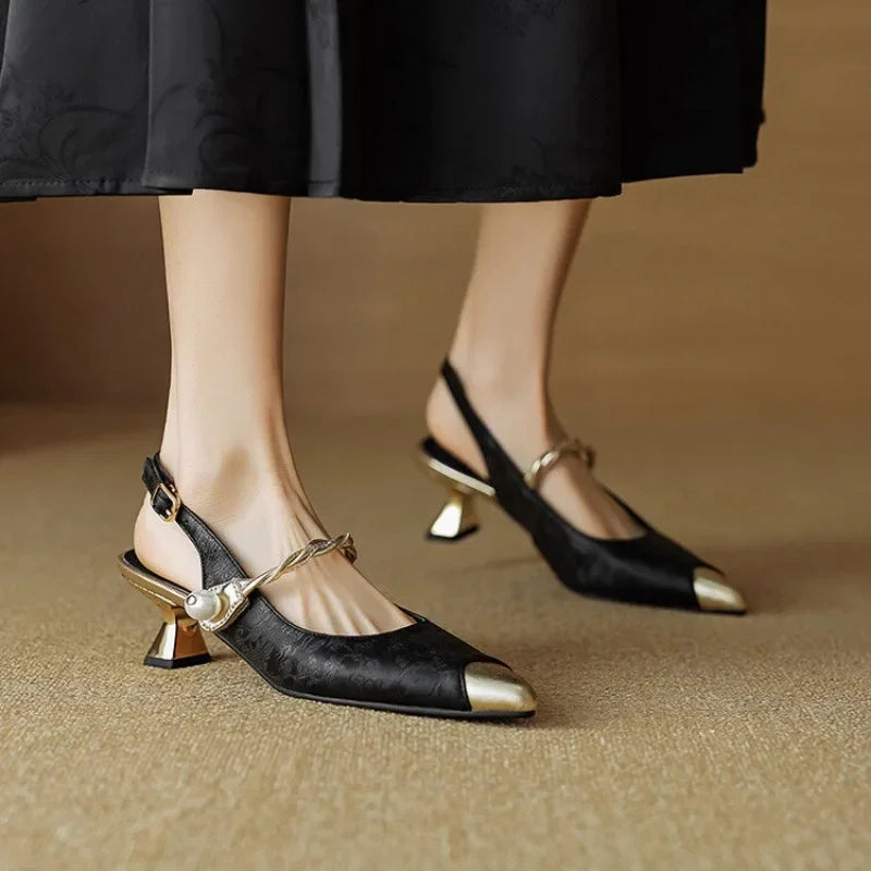 Elegantní stiletto boty pro každodenní nošení – detail provedení