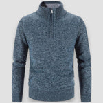 Pulovr s polo zipem