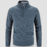 Pulovr s polo zipem