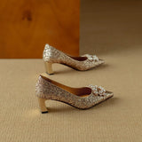 Lesklé stiletto boty – detail produktu