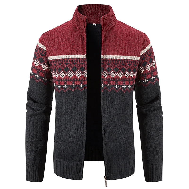 Elegantní vesta s vysokým límcem – detail provedení