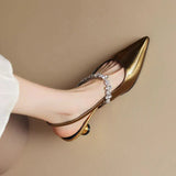 Elegantní stiletto boty – detail provedení
