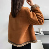 Elegantní beránková Bunda – další pohled