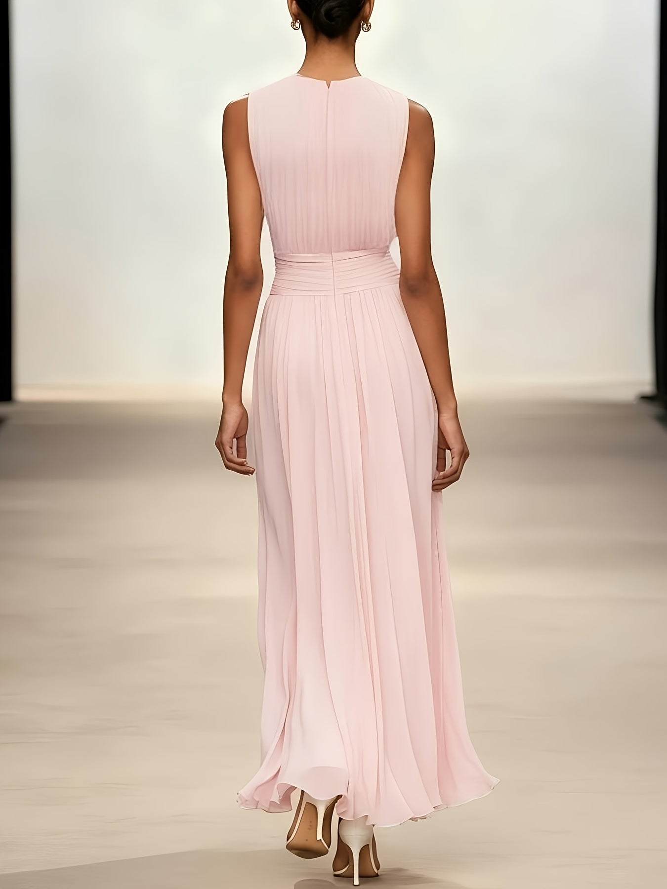 Elegantní Maxi šaty – detail provedení