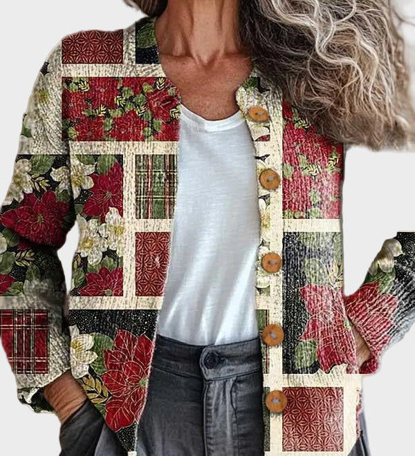 Kardigan festival ve stylu patchwork