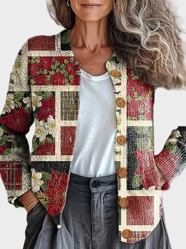 Kardigan festival ve stylu patchwork