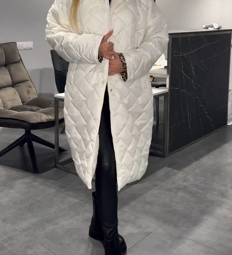 Elegantní leopardí kabát – detail produktu