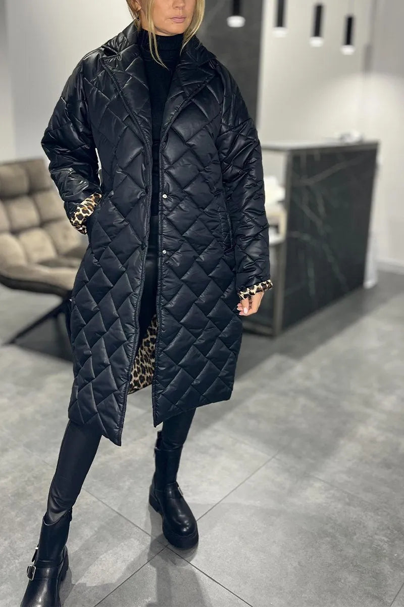 Elegantní leopardí kabát