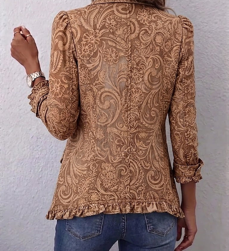 Elegantní bunda s knoflíky – detail produktu